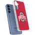 Ohio State University Buckeyes Red Logo Galaxy A55 5G Clear Case