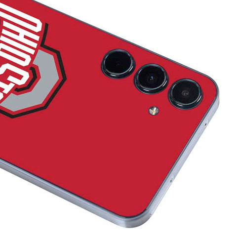 Ohio State University Buckeyes Red Logo Galaxy A55 5G Skin
