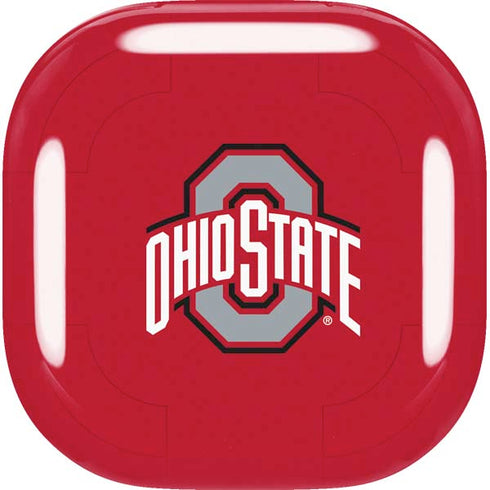 Ohio State University Buckeyes Red Logo Galaxy Buds Live Skin