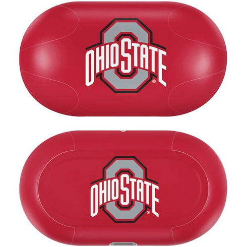 Ohio State University Buckeyes Red Logo Galaxy Buds Plus Skin