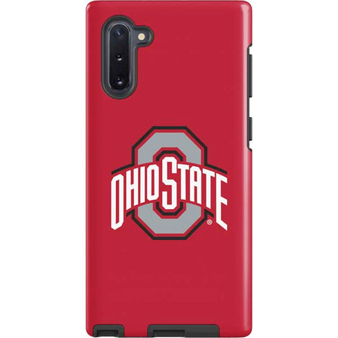 Ohio State University Buckeyes Red Logo Galaxy Cases