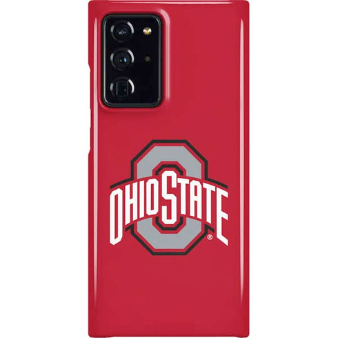 Ohio State University Buckeyes Red Logo Galaxy Cases