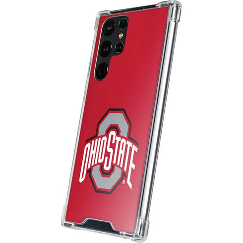 Ohio State University Buckeyes Red Logo Galaxy S23 Ultra Clear Case