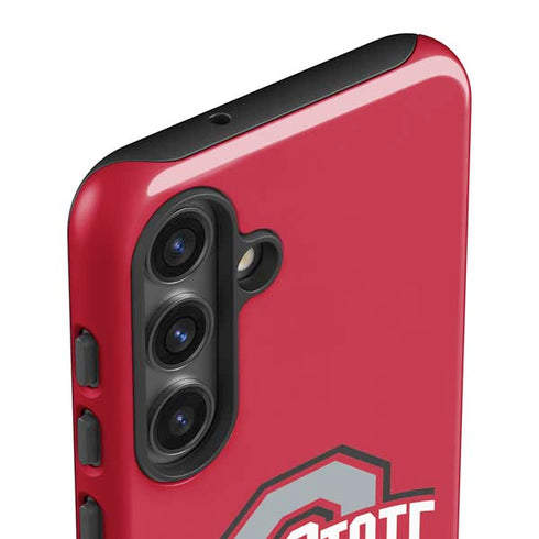 Ohio State University Buckeyes Red Logo Galaxy S25 Impact Case