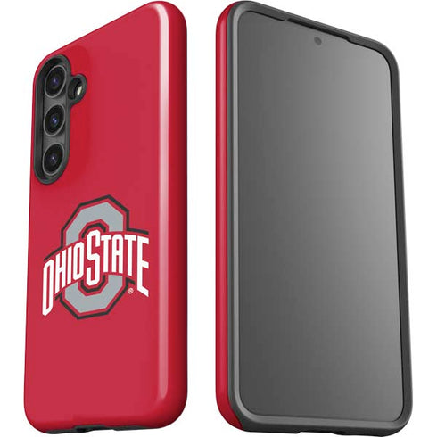 Ohio State University Buckeyes Red Logo Galaxy S25 Impact Case