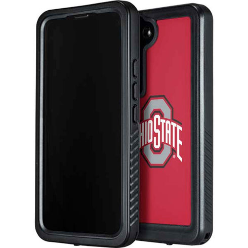 Ohio State University Buckeyes Red Logo Galaxy S24 Plus Waterproof Case