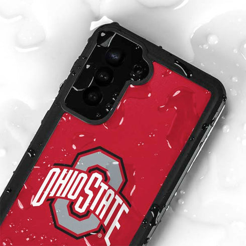 Ohio State University Buckeyes Red Logo Galaxy S24 Plus Waterproof Case