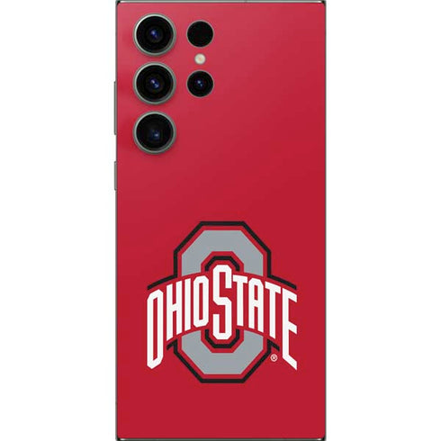Ohio State University Buckeyes Red Logo Galaxy S24 Ultra Skin