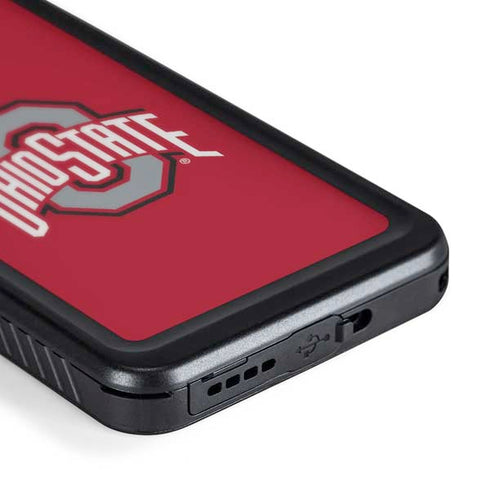 Ohio State University Buckeyes Red Logo Galaxy S24 Waterproof Case