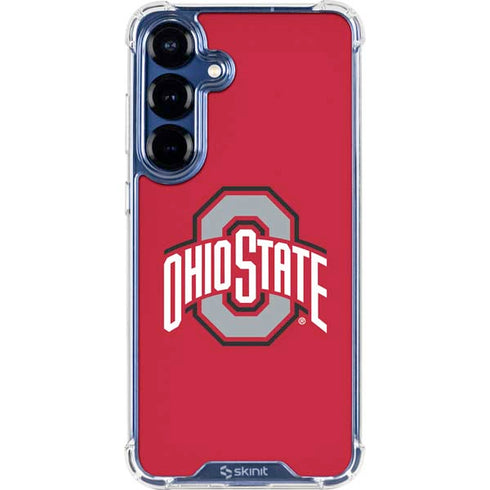 Ohio State University Buckeyes Red Logo Galaxy S25 Clear Case