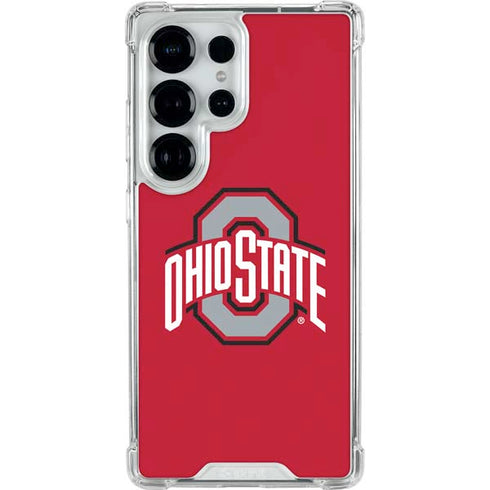 Ohio State University Buckeyes Red Logo Galaxy S25 Ultra Clear Case