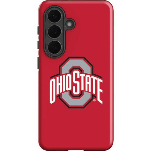 Ohio State University Buckeyes Red Logo Galaxy S26 Plus Impact Case