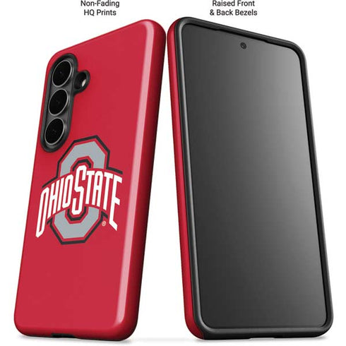 Ohio State University Buckeyes Red Logo Galaxy S26 Plus Impact Case