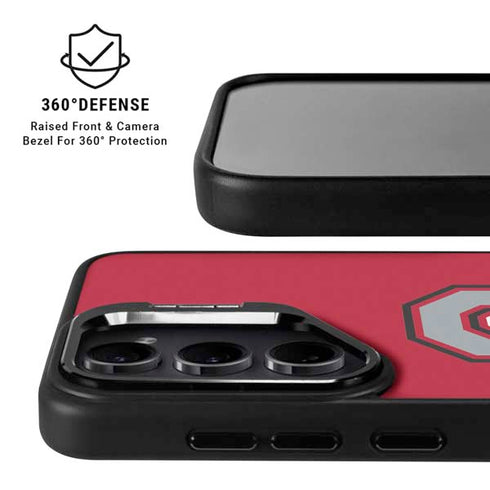 Ohio State University Buckeyes Red Logo Galaxy S26 Plus Kickstand Case