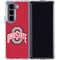 Ohio State University Buckeyes Red Logo Galaxy Z Fold5 5G Clear Case