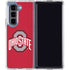 Ohio State University Buckeyes Red Logo Galaxy Z Fold5 5G Clear Case