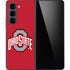 Ohio State University Buckeyes Red Logo Galaxy Z Fold5 5G Skin