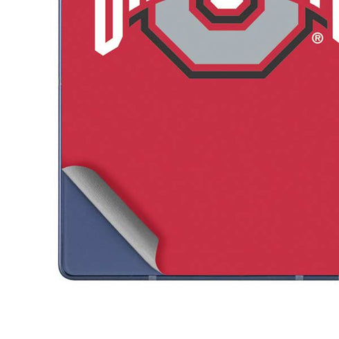 Ohio State University Buckeyes Red Logo Galaxy Z Fold6 Skin