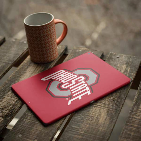 Ohio State University Buckeyes Red Logo iPad Skins