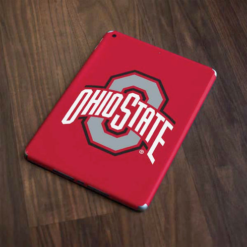 Ohio State University Buckeyes Red Logo Apple iPad Skin