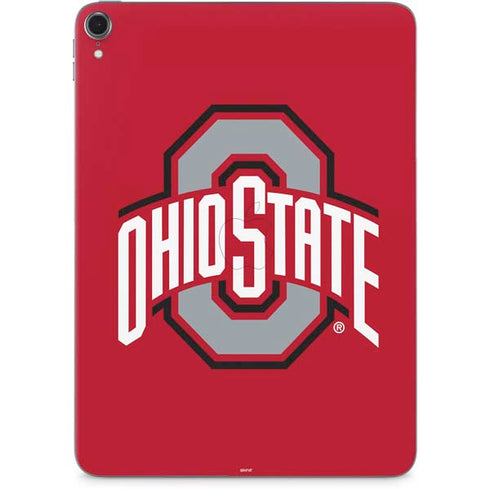 Ohio State University Buckeyes Red Logo Apple iPad Pro Skin
