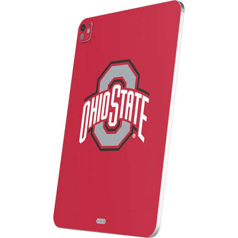Ohio State University Buckeyes Red Logo iPad Pro 13in M4 (2024) Skin