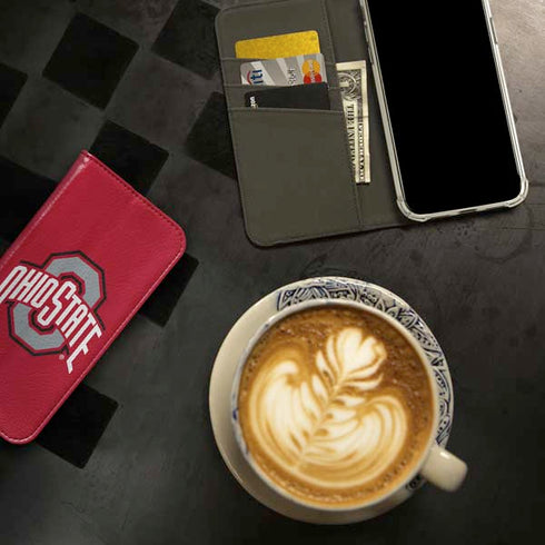 Ohio State University Buckeyes Red Logo iPhone 13 Folio Case