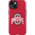 Ohio State University Buckeyes Red Logo iPhone 15 Impact Case