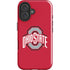 Ohio State University Buckeyes Red Logo iPhone 16 Impact Case