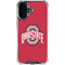 Ohio State University Buckeyes Red Logo iPhone 16 Plus Clear Case
