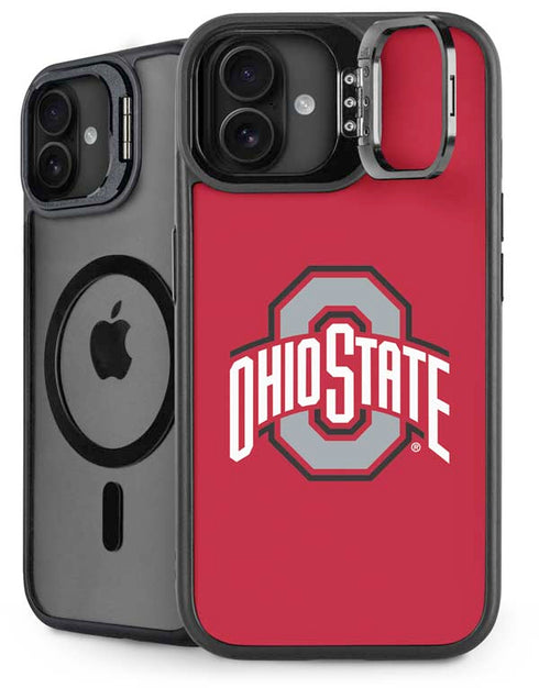 Ohio State University Buckeyes Red Logo iPhone 16 Plus Kickstand Case