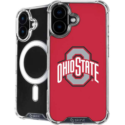 Ohio State University Buckeyes Red Logo iPhone 16 Plus MagSafe Case