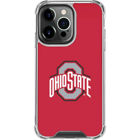 Ohio State University Buckeyes Red Logo iPhone 16 Pro Clear Case