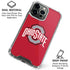 Ohio State University Buckeyes Red Logo iPhone 16 Pro Max Clear Case