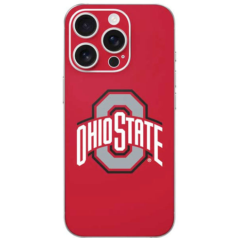 Ohio State University Buckeyes Red Logo iPhone 16 Pro Skin
