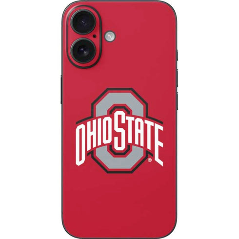 Ohio State University Buckeyes Red Logo iPhone 16 Skin