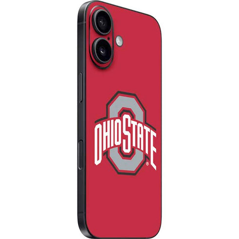 Ohio State University Buckeyes Red Logo iPhone 16 Skin
