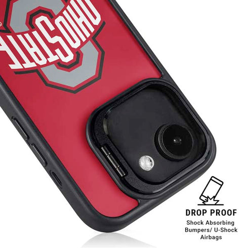 Ohio State University Buckeyes Red Logo iPhone 16e Kickstand Case