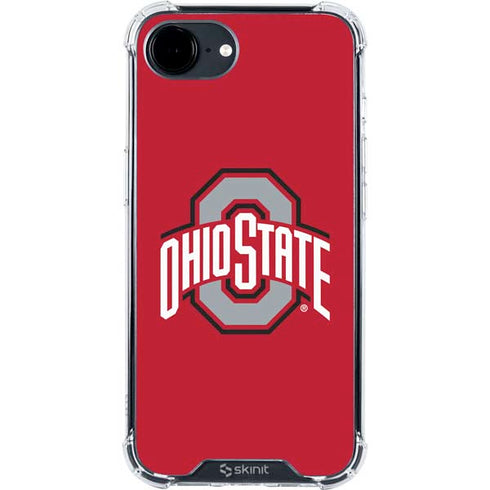 Ohio State University Buckeyes Red Logo iPhone 16e Clear Case