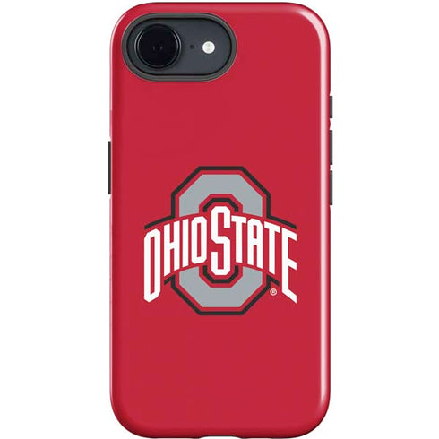 Ohio State University Buckeyes Red Logo iPhone 16e Impact Case