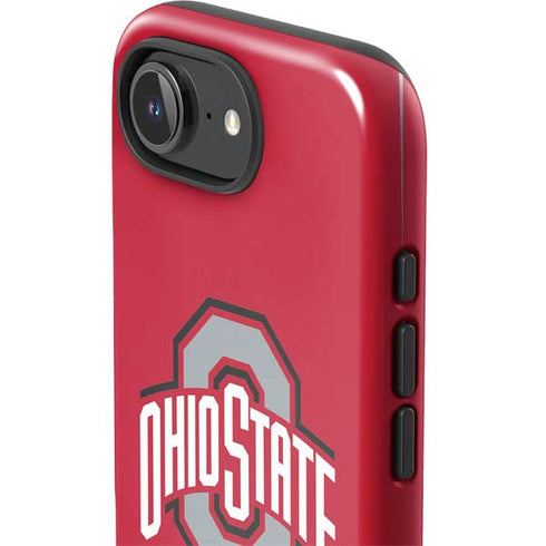 Ohio State University Buckeyes Red Logo iPhone 16e Impact Case