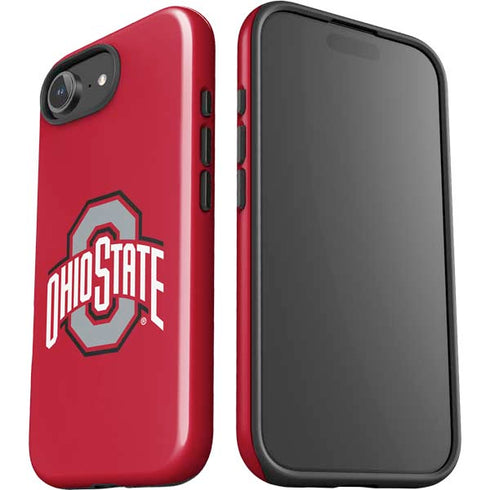 Ohio State University Buckeyes Red Logo iPhone 16e Impact Case