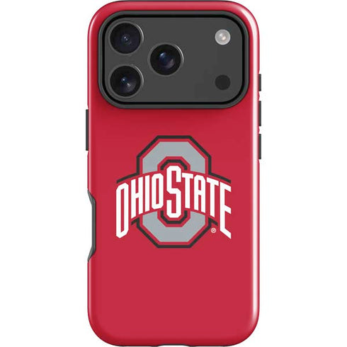 Ohio State University Buckeyes Red Logo iPhone 18 Pro Impact Case
