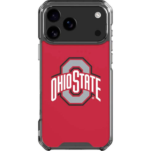 Ohio State University Buckeyes Red Logo iPhone 18 Pro Max Clear Case