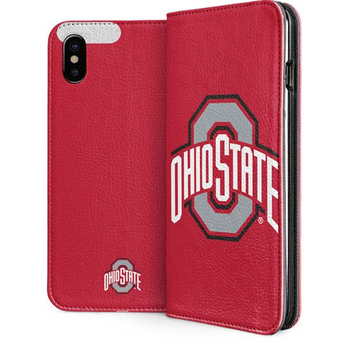 Ohio State University Buckeyes Red Logo iPhone 8 Folio Case