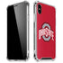 Ohio State University Buckeyes Red Logo iPhone X/XS Clear Case