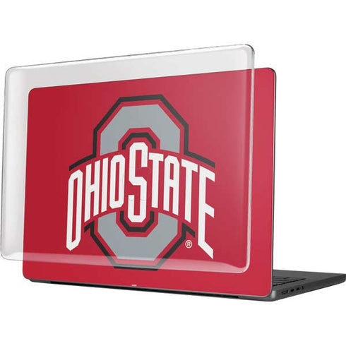 Ohio State University Buckeyes Red Logo MacBook Pro 14in (2021-24) Case plus Skin