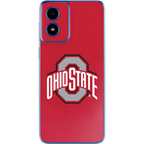 Ohio State University Buckeyes Red Logo Moto G Play 4G (2024) Skin