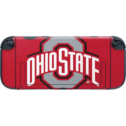 Ohio State University Buckeyes Red Logo Nintendo Switch 2 (2025) with Joy-Con Skin
