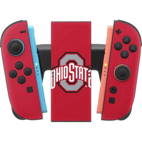Ohio State University Buckeyes Red Logo Nintendo Switch 2 (2025) Joy-Con Controller Skin